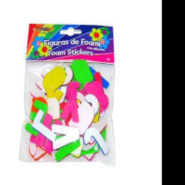 FIGURAS FOAMI CADH. LETRAS GRANDE 1015 20G. E.12 C.144